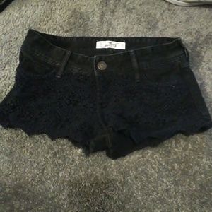 Hollister lace front shorts